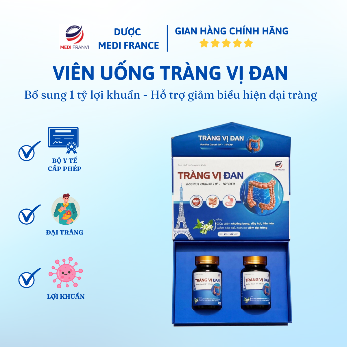 Tràng Vị Đan Giúp Hỗ Trợ Tiêu Hóa, Giảm Biểu Hiện Viêm Đại Tràng